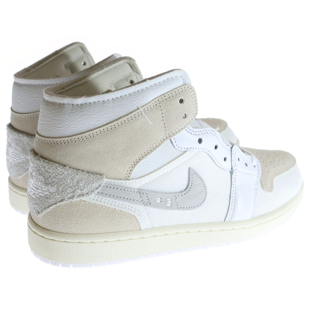 NIKE(ナイキ) AIR JORDAN 1 CRAFT エアジョーダンワンクラフト ハイカットスニーカー DM9652-120 ホワイト/グレー US11/29.0cm
