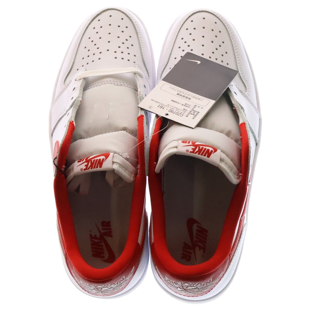 NIKE(ナイキ) AIR JORDAN 1 RETRO LOW エアジョーダン ローカットスニーカー CZ0790-161 ホワイト/レッド US11/29.0cm