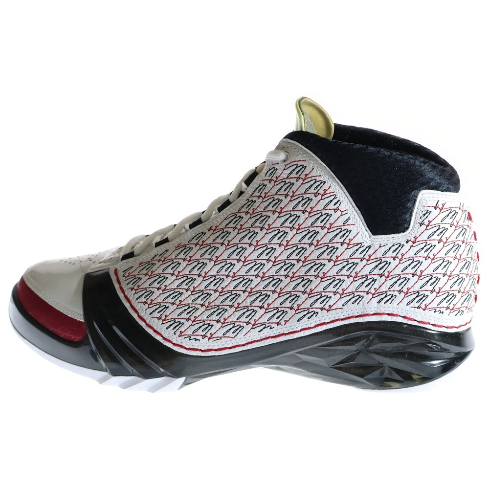 NIKE(ナイキ) 【観賞用2008年製】AIR JORDAN 23 All-Star エアジョーダン23 オールスター ハイカットスニーカー 318376-101 ホワイト/レッド US11/29.0cm