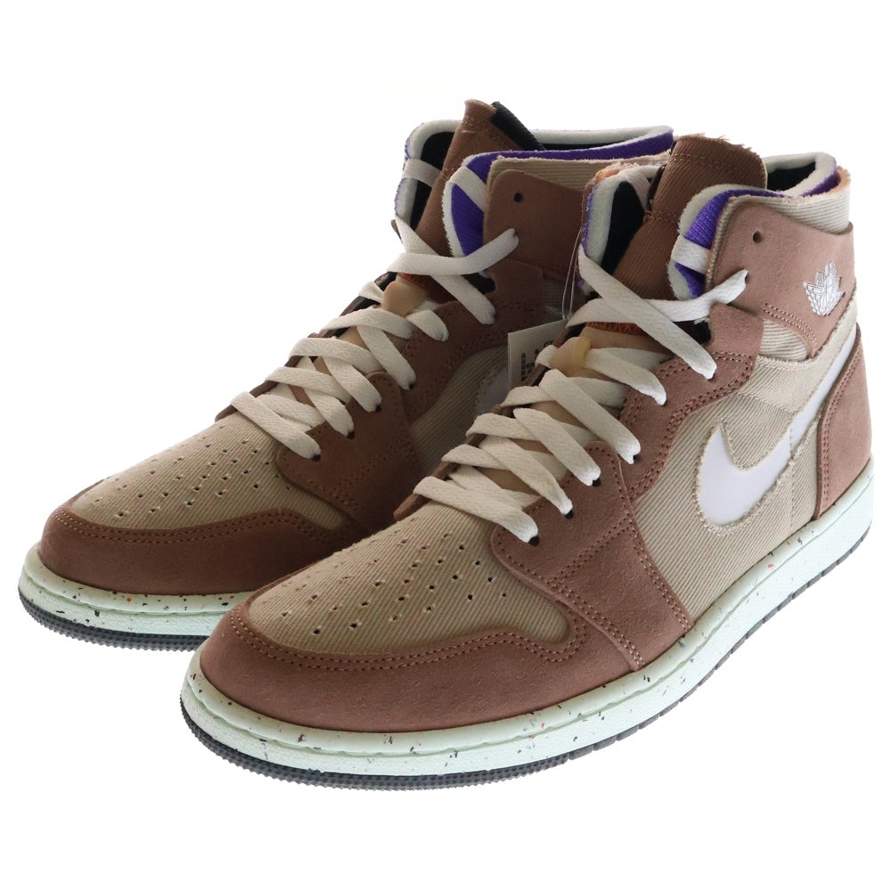 NIKE(ナイキ) WMNS AIR JORDAN 1 HIGH ZOOM Comfort ウィメンズ エアジョーダン1 ズーム コンフォート ハイカットスニーカー CT0978-201 ベージュ US11/29.0cm