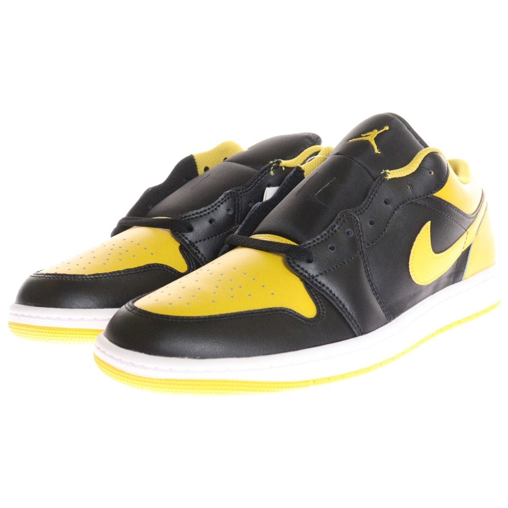 NIKE(ナイキ) AIR JORDAN 1 LOW Yellow Ochre エアジョーダン イエロー オークル ローカットスニーカー 553558-072 ブラック/イエロー US11/29.0cm