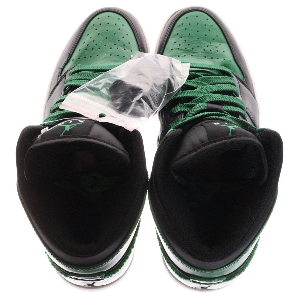 NIKE(ナイキ) 【観賞用2008年製】AIR JORDAN 1 PHAT PREMIER エアジョーダン 1 ファット プレミア ハイカットスニーカー 375173-031 ブラック/グリーン US11/29.0cm
