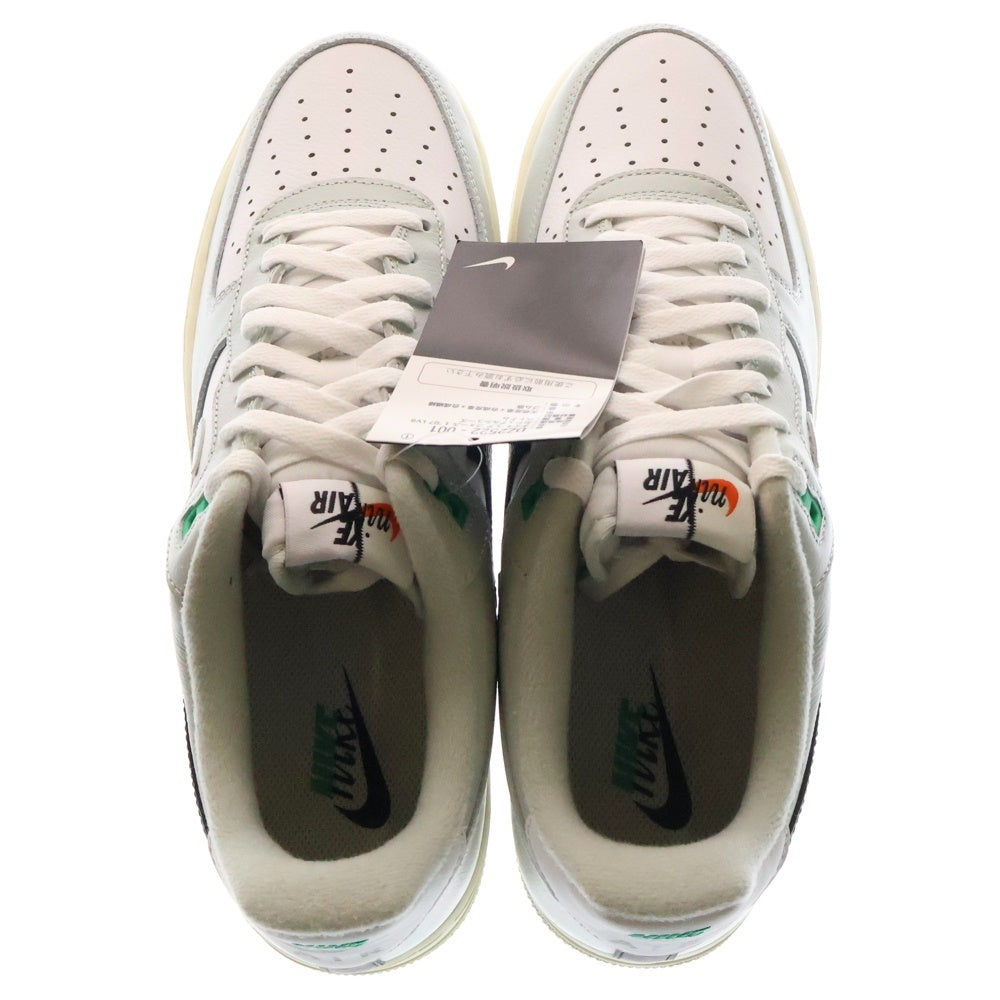 NIKE(ナイキ) AIR FORCE 1 07 LV8 LOW SPLIT エアフォースワン スプリット ローカットスニーカー DZ2522-001 ホワイト/グレー US11/29.0cm