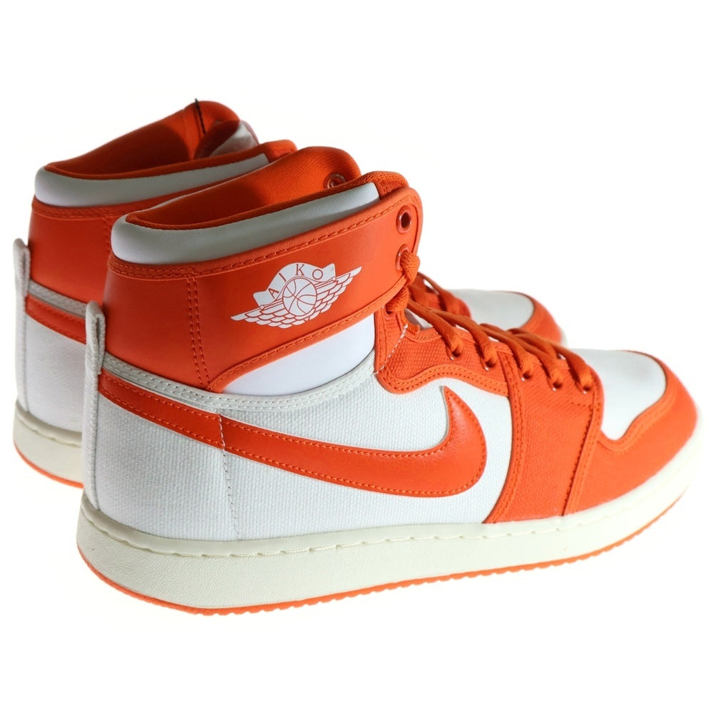NIKE(ナイキ) AIR JORDAN1 KO Rush Orange エアジョーダン1 ノックアウトハイカットスニーカーシューズ DO5047-801 ホワイト/オレンジ US11/29.0cm