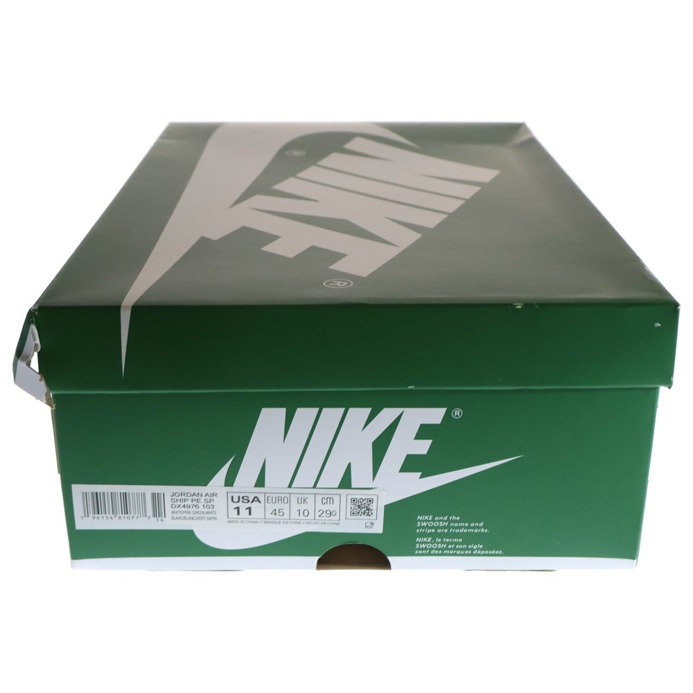 NIKE(ナイキ) JORDAN AIR SHIP SP Pine Green DX4976-103 ジョーダン エアシップ パイングリーン ハイカットスニーカー ホワイト/グリーン US11/29.0cm