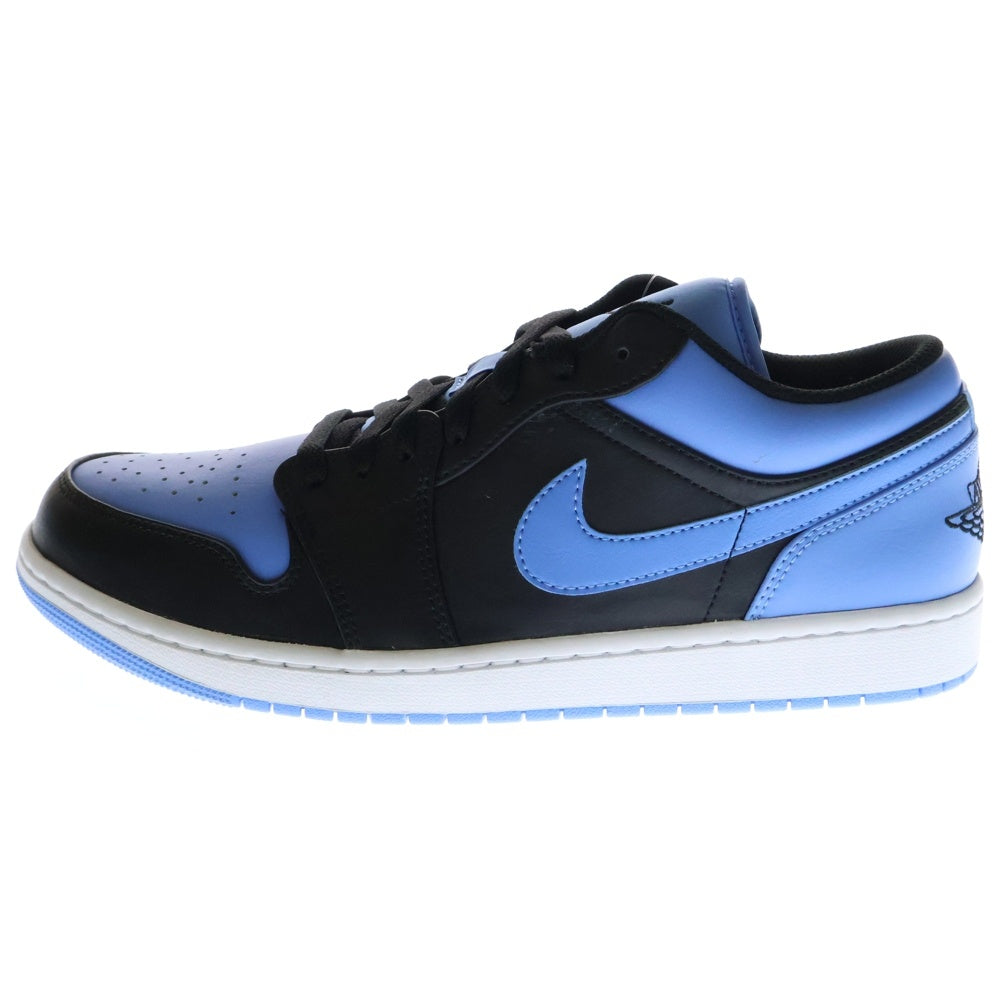 NIKE(ナイキ) AIR JORDAN 1 LOW UNIVERSITY BLUE エアジョーダン1 ローカットスニーカー ユニバーシティブルー 553558-041 ブラック/ブルー US11/29.0cm