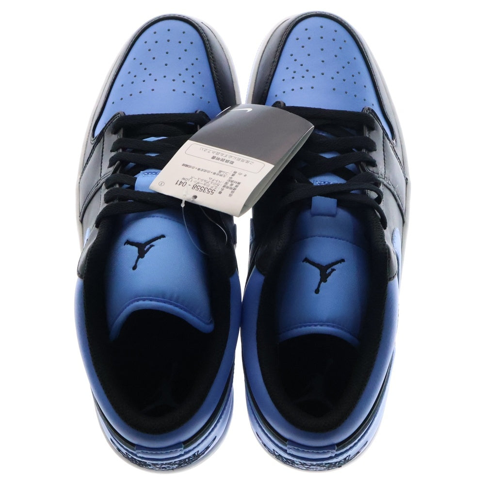 NIKE(ナイキ) AIR JORDAN 1 LOW UNIVERSITY BLUE エアジョーダン1 ローカットスニーカー ユニバーシティブルー 553558-041 ブラック/ブルー US11/29.0cm