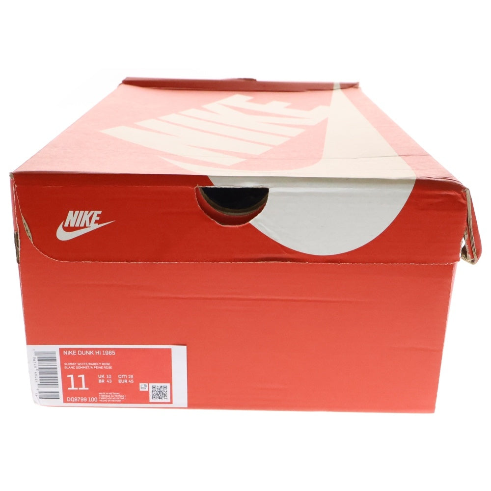NIKE(ナイキ) DUNK HIGH 1985 ダンク ハイカットスニーカー ホワイト/ピンク US11/29.0cm DQ8799-100