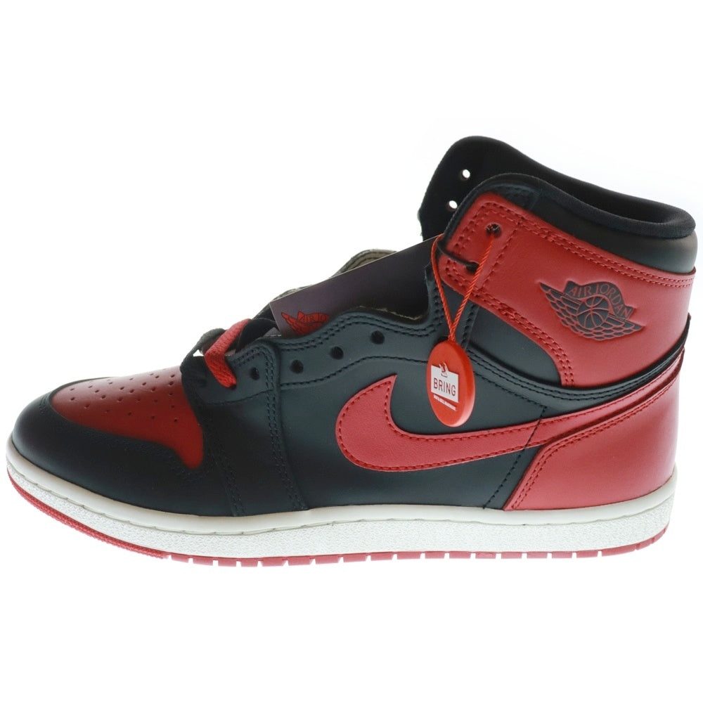 NIKE(ナイキ) AIR JORDAN 1 HIGH 85 BRED エアジョーダン 1 ブレッド ハイカットスニーカー レッド/ブラック US10/28cm HV6674-067
