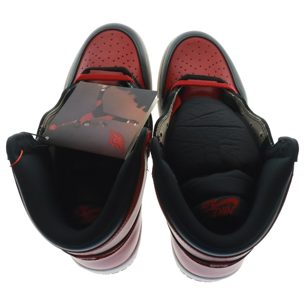 NIKE(ナイキ) AIR JORDAN 1 HIGH 85 BRED エアジョーダン 1 ブレッド ハイカットスニーカー レッド/ブラック US10/28cm HV6674-067