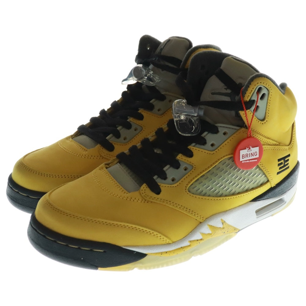 NIKE(ナイキ) AIR JORDAN 5 RETRO TOKYO 23 454783-701 エアジョーダン5 レトロ トーキョー23 ハイカットスニーカー US8/26.0cm イエロー