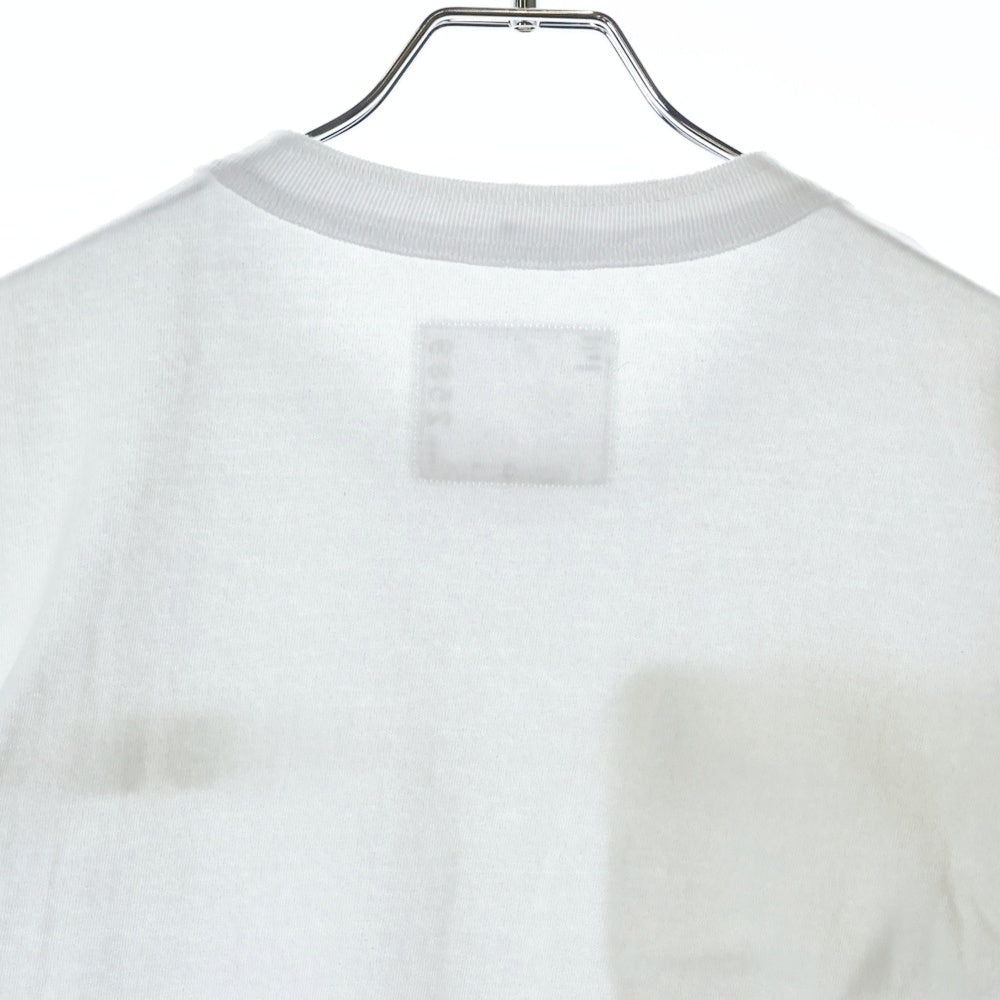Sacai(サカイ) ×21SS 21-02589M 半袖Tシャツカットソー コットン ホワイト