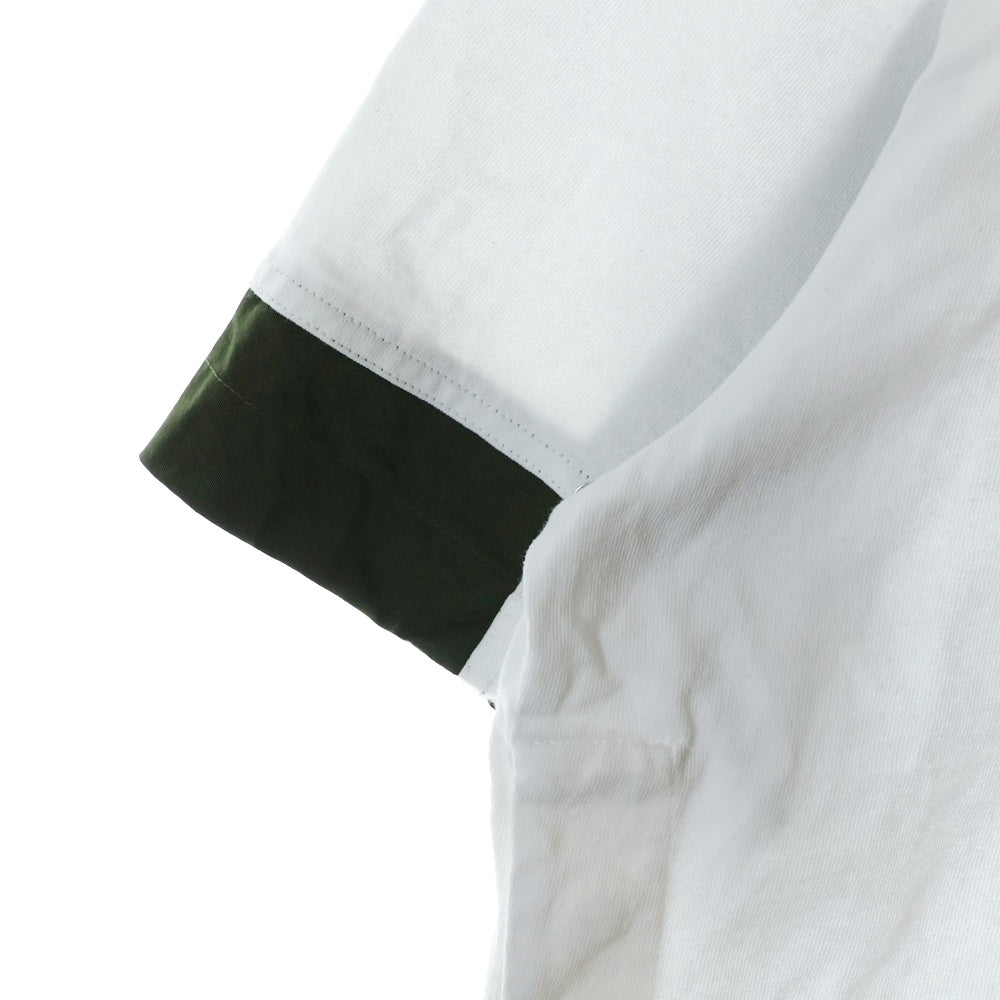 Sacai(サカイ) ×21SS 21-02589M 半袖Tシャツカットソー コットン ホワイト
