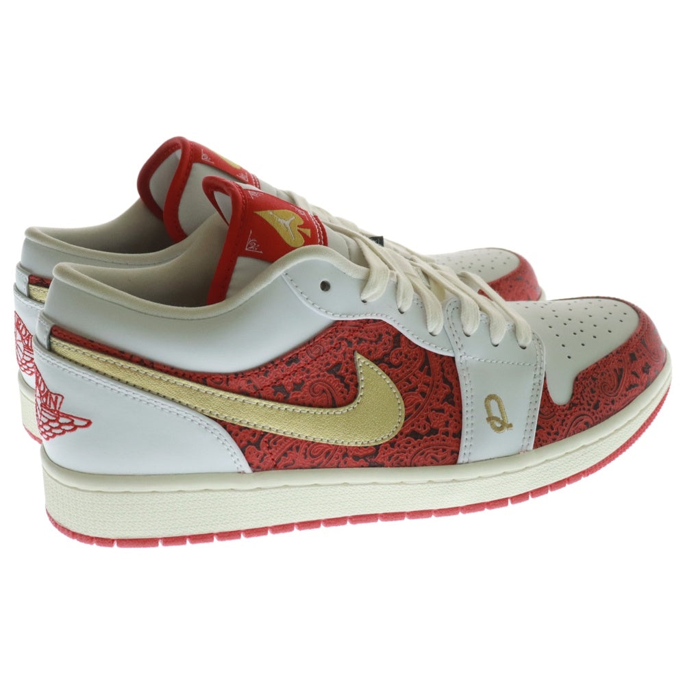 NIKE(ナイキ) AIR JORDAN 1 LOW SPADES DJ5185-100 エアジョーダン1 スペード ローカットスニーカー US9.5/27.5cm レッド/ホワイト
