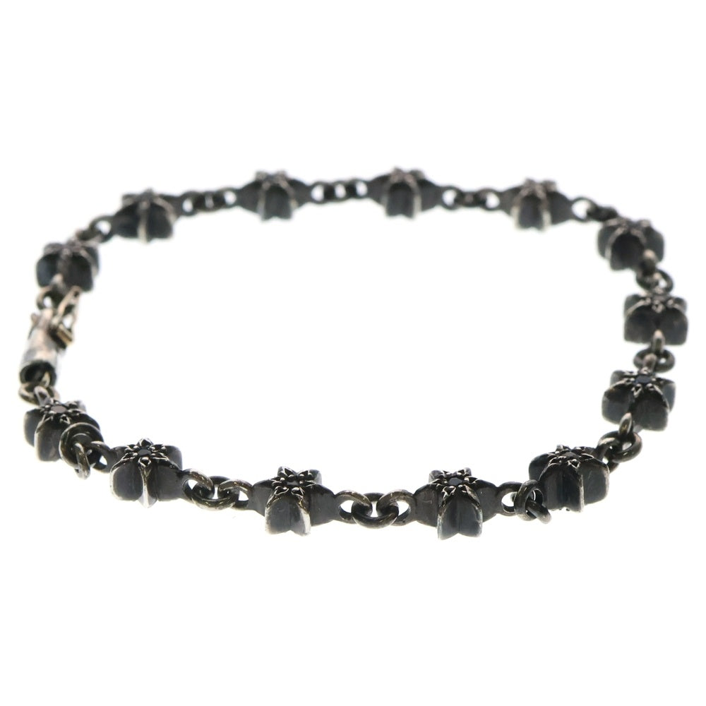 CHROME HEARTS(クロムハーツ) CHN TNY STAR タイニースターオールドシルバーブレスレット サファイア シルバー