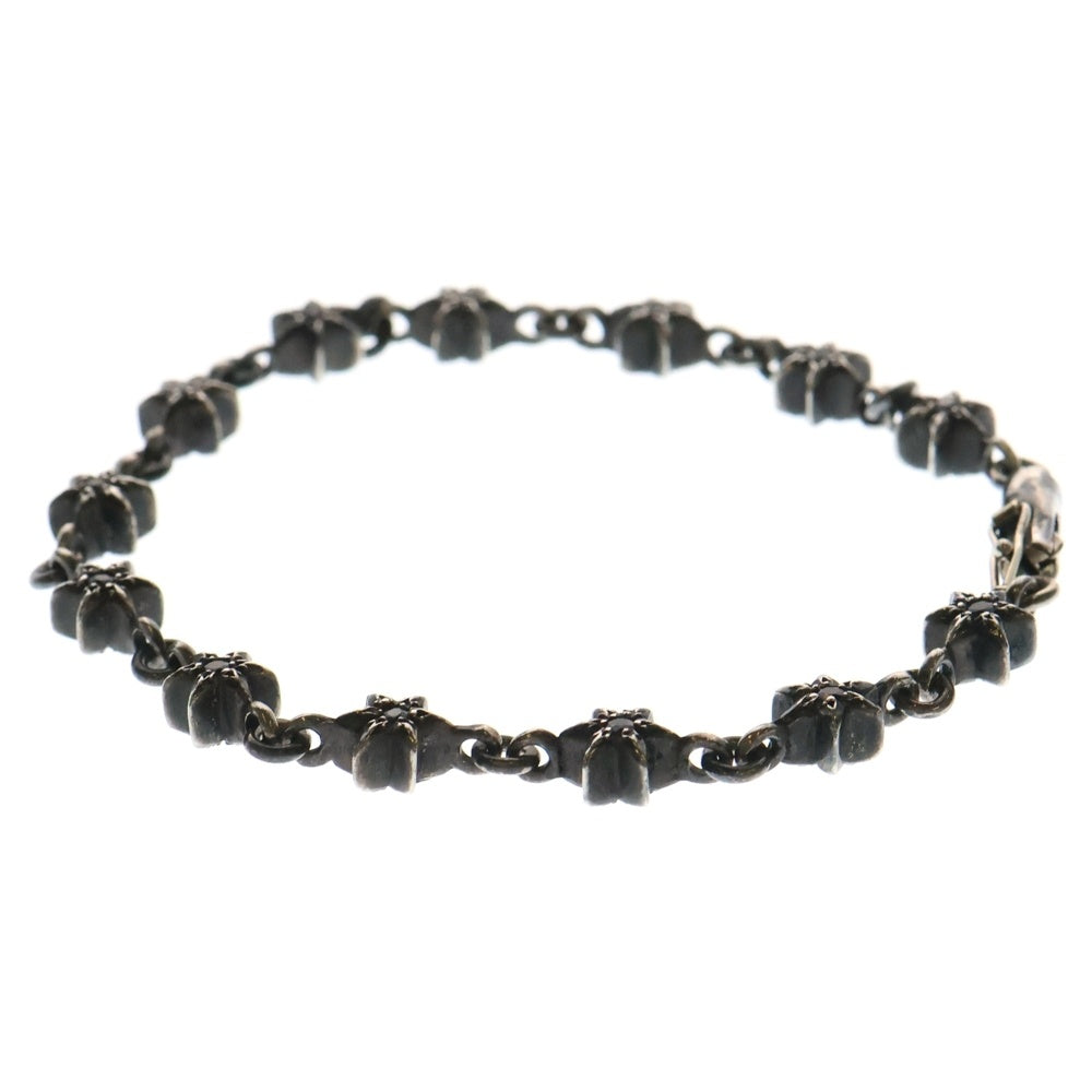 CHROME HEARTS(クロムハーツ) CHN TNY STAR タイニースターオールドシルバーブレスレット サファイア シルバー