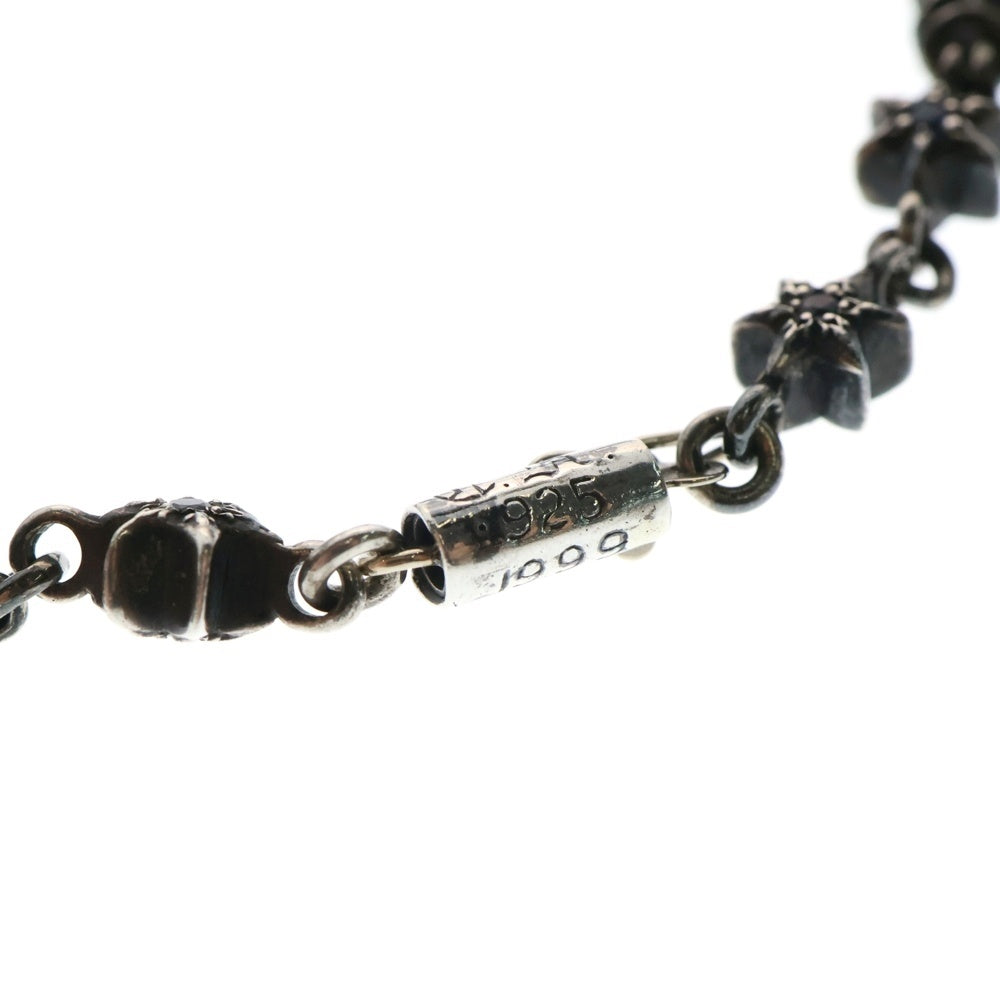 CHROME HEARTS(クロムハーツ) CHN TNY STAR タイニースターオールドシルバーブレスレット サファイア シルバー