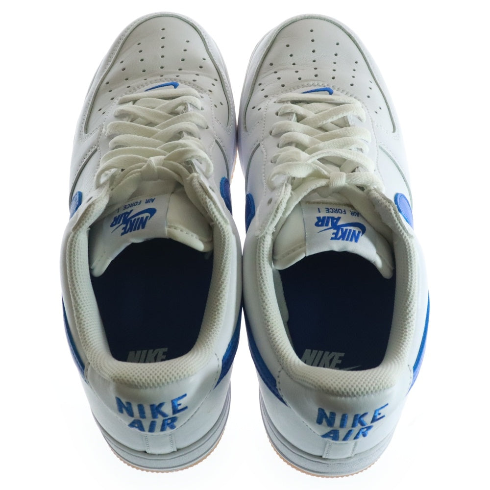NIKE(ナイキ) AIR FORCE 1 LOW RETRO Color of the Month DJ3911-101 エアフォース1 レトロ カラーオブザマンス ローカットスニーカー ホワイト/ブルー US9.5/27.5cm