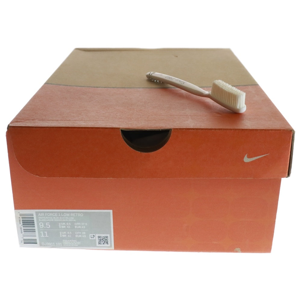 NIKE(ナイキ) AIR FORCE 1 LOW RETRO Color of the Month DJ3911-101 エアフォース1 レトロ カラーオブザマンス ローカットスニーカー ホワイト/ブルー US9.5/27.5cm