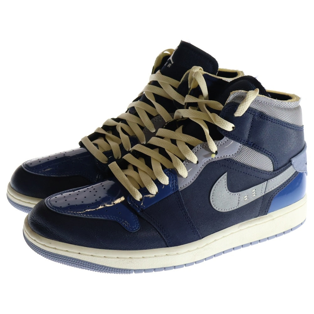 NIKE(ナイキ) AIR JORDAN 1 MID SE CRAFT OBSIDIAN DR8868-400 エアジョーダン1 ミッドカットスニーカー ネイビー US10/28cm