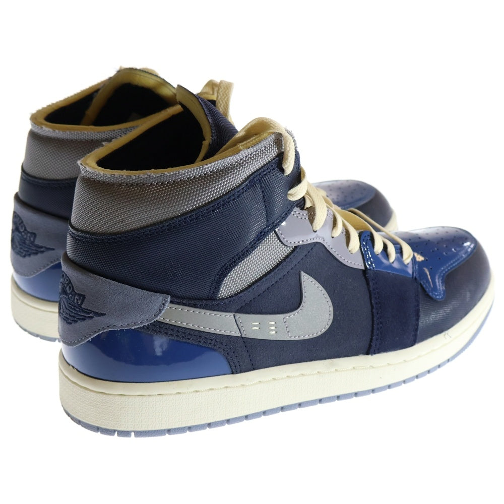 NIKE(ナイキ) AIR JORDAN 1 MID SE CRAFT OBSIDIAN DR8868-400 エアジョーダン1 ミッドカットスニーカー ネイビー US10/28cm