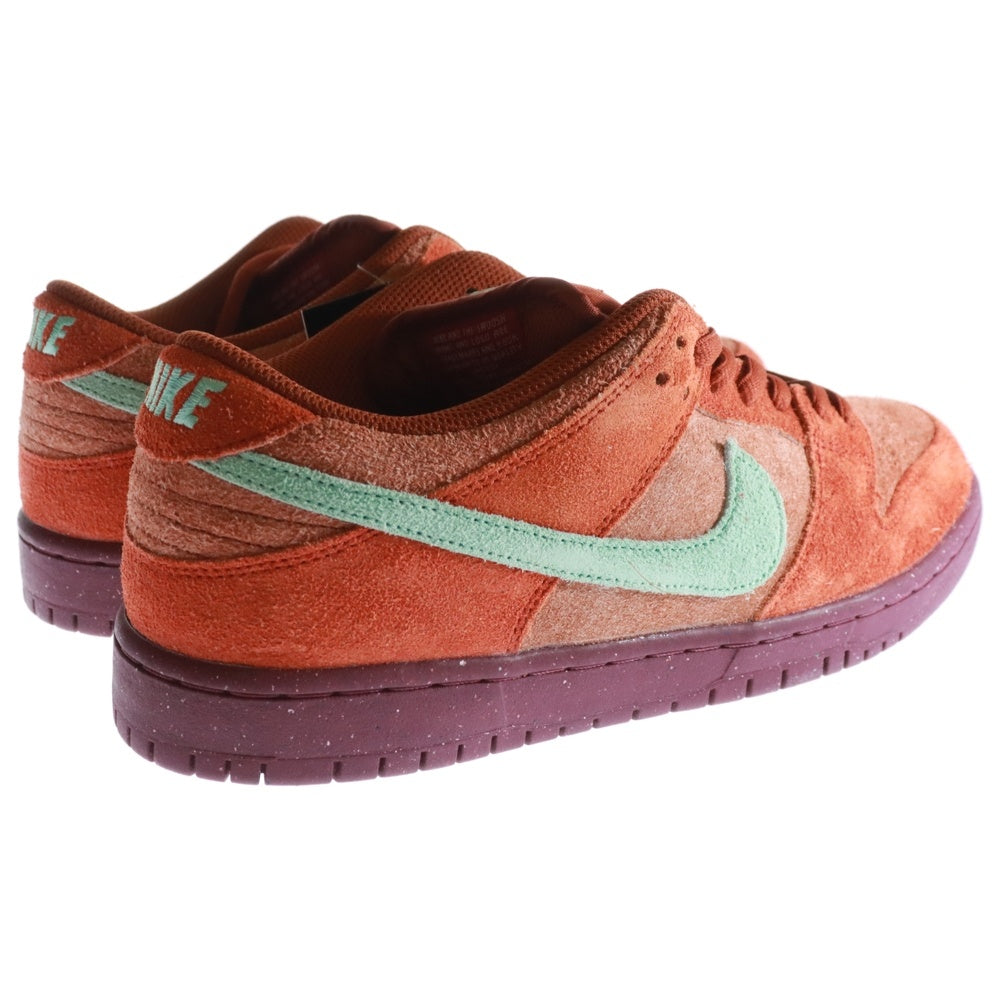 NIKE SB(ナイキエスビー) DUNK LOW PRO PRM MYSTIC RED AND ROSEWOOD DV5429-601 ダンク プロ プレミアム ローカットスニーカー オレンジ US10/28.0cm