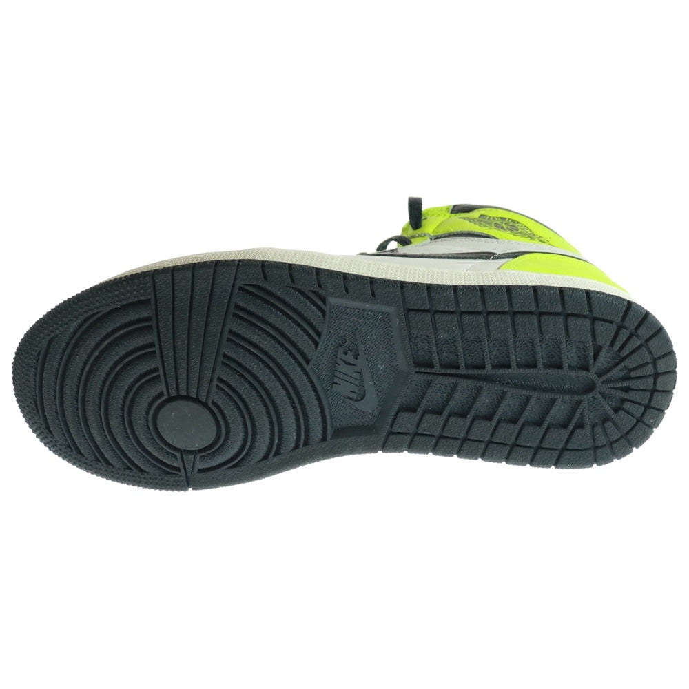 NIKE(ナイキ) AIR JORDAN 1 HIGH OG Volt Visionaire 555088-702 エアジョーダン 1 ハイカットスニーカー ボルト ヴィジョネア イエロー/ホワイト US9.5/27.5cm