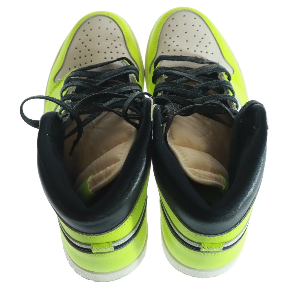 NIKE(ナイキ) AIR JORDAN 1 HIGH OG Volt Visionaire 555088-702 エアジョーダン 1 ハイカットスニーカー ボルト ヴィジョネア イエロー/ホワイト US9.5/27.5cm