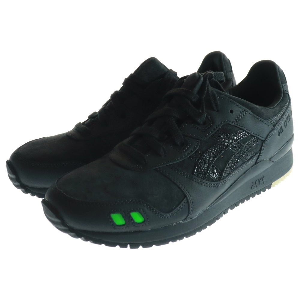 ASICS(アシックス) GEL-LYTE III OG PYTHON 1201A807-001 ゲルライト スリーオージー パイソン ローカットスニーカー ブラック US9.5/27.5cm