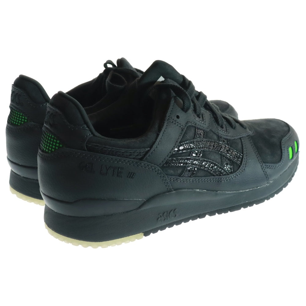 ASICS(アシックス) GEL-LYTE III OG PYTHON 1201A807-001 ゲルライト スリーオージー パイソン ローカットスニーカー ブラック US9.5/27.5cm