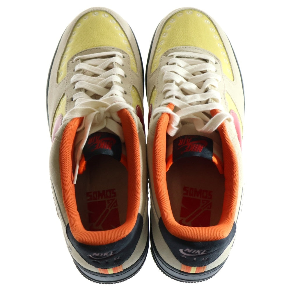 NIKE(ナイキ) AIR FORCE 1 LOW SOMOS FAMILIA DIA DE MUERTOS DZ5355-126 エアフォース1 ロー ソモス ファミリア ディア デ ムエルトス ローカットスニーカー イエロー US9.5/27.5cm