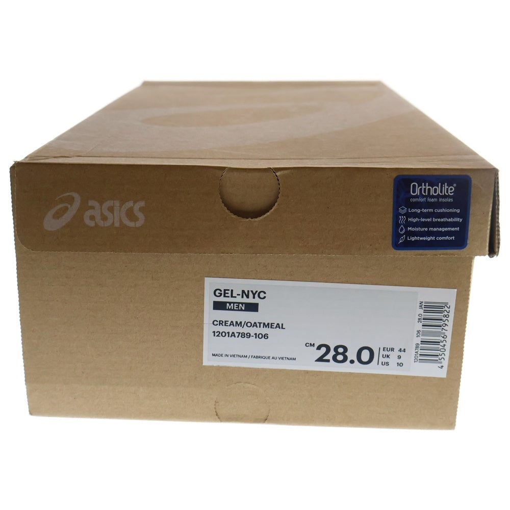 ASICS(アシックス) GEL-NYC 1201A789-106 ゲルエヌワイシー ローカットスニーカー US10/28.0cm