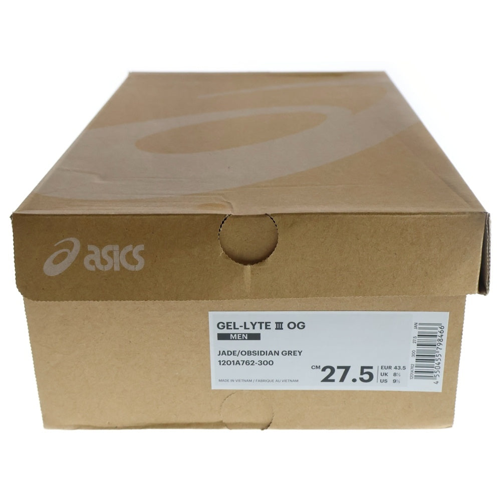 ASICS(アシックス) GEL-LYTE III OG 1201A762-300 ゲルライト ローカットスニーカー グリーン US9.5/27.5cm