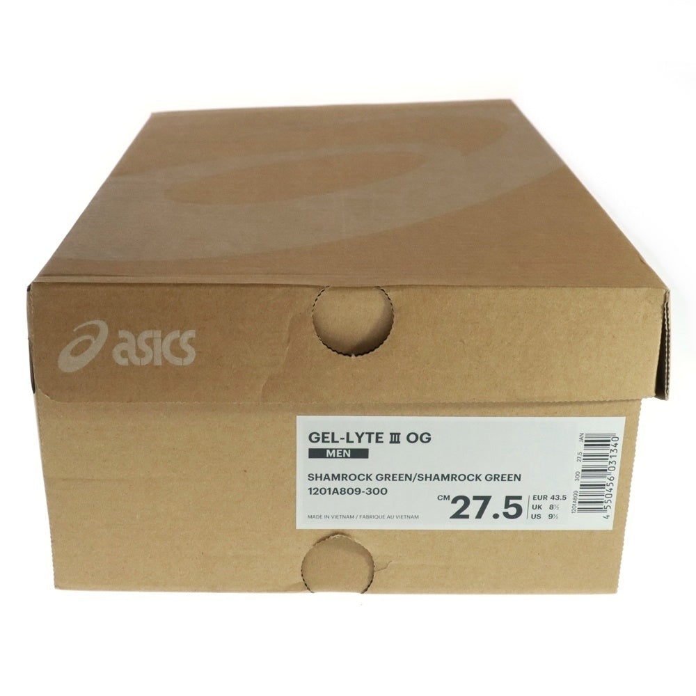 ASICS(アシックス) GEL-LYTE III OG SHAMROCK 1201A809-300 ゲルライト ローカットスニーカー グリーン US9.5/27.5cm