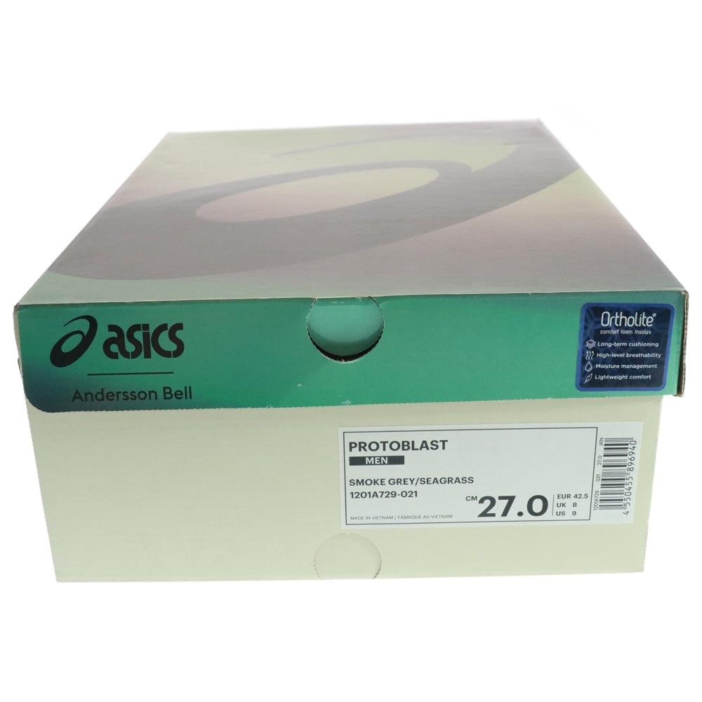 ASICS(アシックス) PROTOBLAST Andersson Bell 1201A729-021 プロトブラスト ローカットスニーカー グレー US9/27.0cm