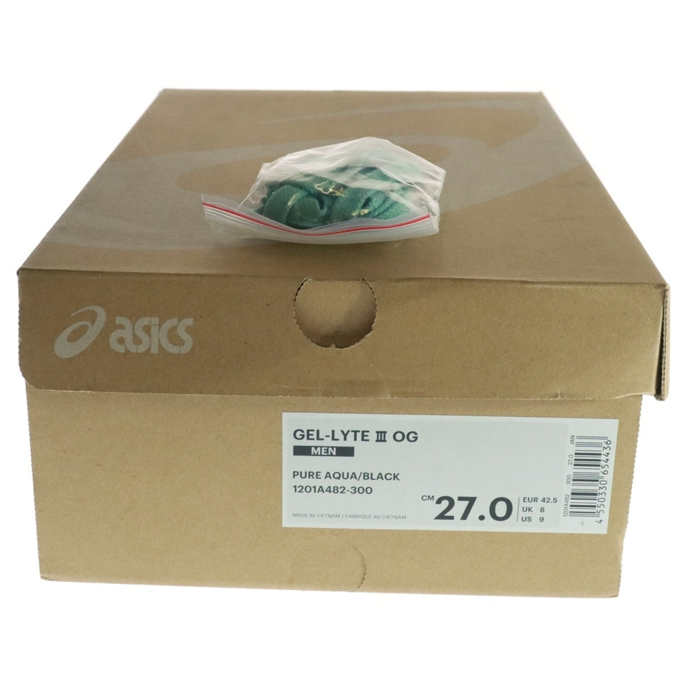 ASICS(アシックス) GEL LYTE3 OG 1201A482-300 ゲルライト3 OG ローカットスニーカー ブルー US9/27.0cm