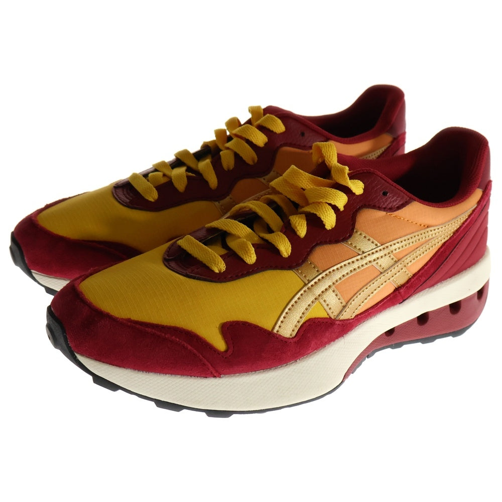 ASICS(アシックス) JOGGER X81 1201A744-750 ジョガー ローカットスニーカー レッド/イエロー US9.5/27.5cm