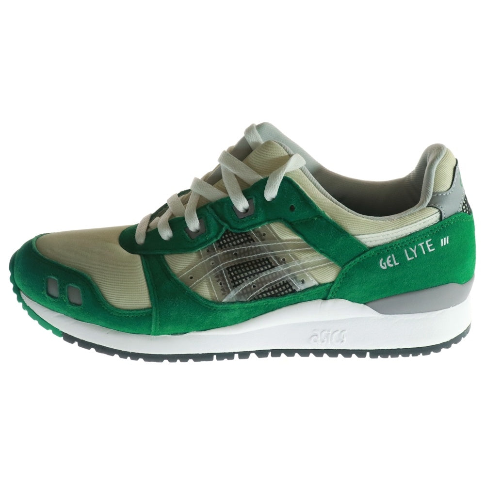 ASICS(アシックス) ×AWAKE NY GEL LYTE3 1201A568-100 アウェイクニューヨーク ゲルライト3 ローカットスニーカー グリーン US9.5/27.5cm