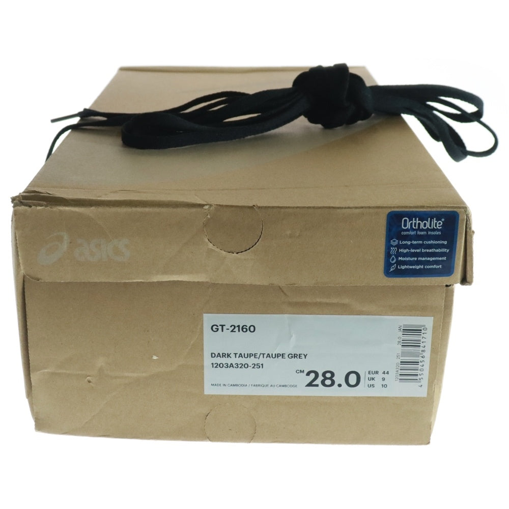 ASICS(アシックス) GT-2160 DARK TAUPE 1203A320-251 GT-2160 ダークトープ ローカットスニーカー ブラウンUS10/28.0cm