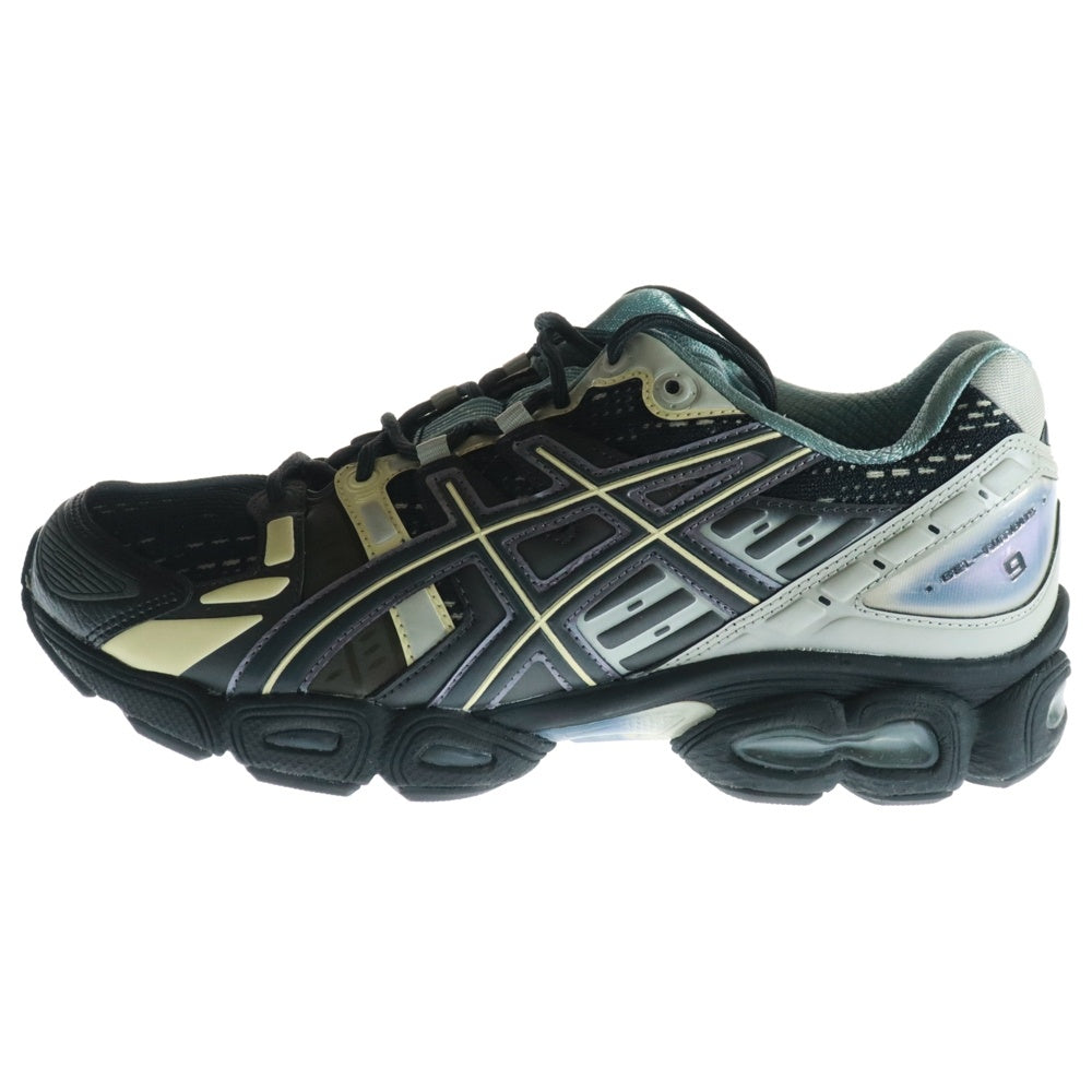 ASICS(アシックス) UB5-S GEL-NIMBUS 9 1201A656-001 ゲルニンバス ローカットスニーカー ブラック/パープル US9.5/27.5cm