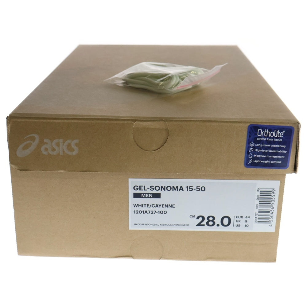ASICS(アシックス) GEL-SONOMA 15-50 1201A727-100 ゲルソノマ ローカットスニーカー ホワイト US10/28.0cm
