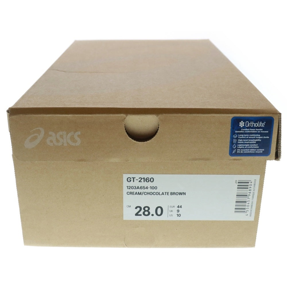 ASICS(アシックス) GT-2160 1203A654-100 ローカットスニーカー ホワイト/ブラウン US10/28.0cm
