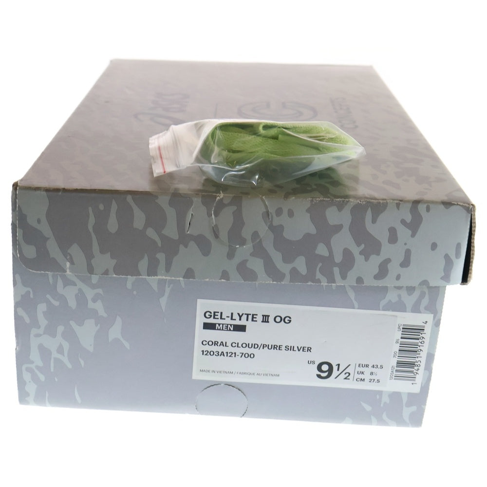 ASICS(アシックス) ×Concepts GEL-LYTE III 1203A121-700 コンセプツ ゲルライト ローカットスニーカー ピンク US9.5/27.5cm