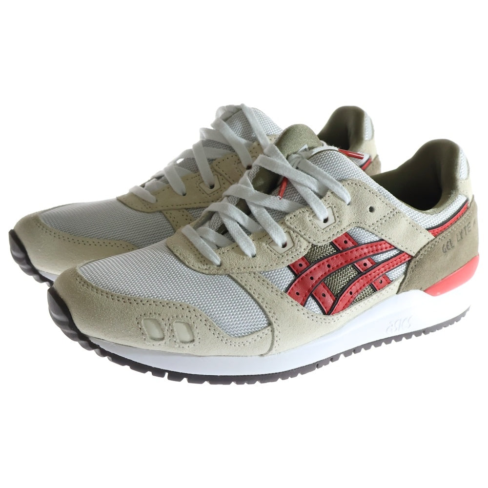 ASICS(アシックス) GEL-LYTE III 1201A832-020 ゲルライトIII ローカットスニーカー ホワイト/ブラウン US9.5/27.5cm