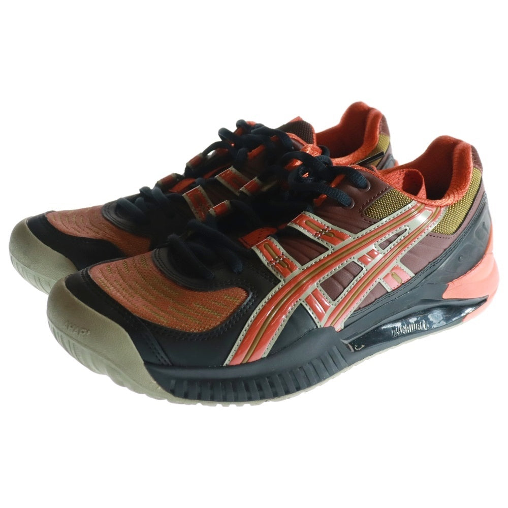 ASICS(アシックス) HS5-S GEL-RESOLUTION SPS 1201A437-002 ゲルレゾリューション ローカットスニーカー ブラック/オレンジ US9/27.0cm