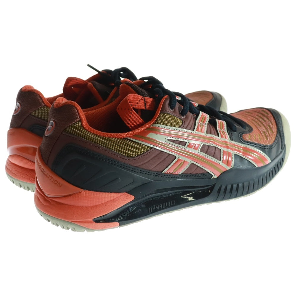 ASICS(アシックス) HS5-S GEL-RESOLUTION SPS 1201A437-002 ゲルレゾリューション ローカットスニーカー ブラック/オレンジ US9/27.0cm