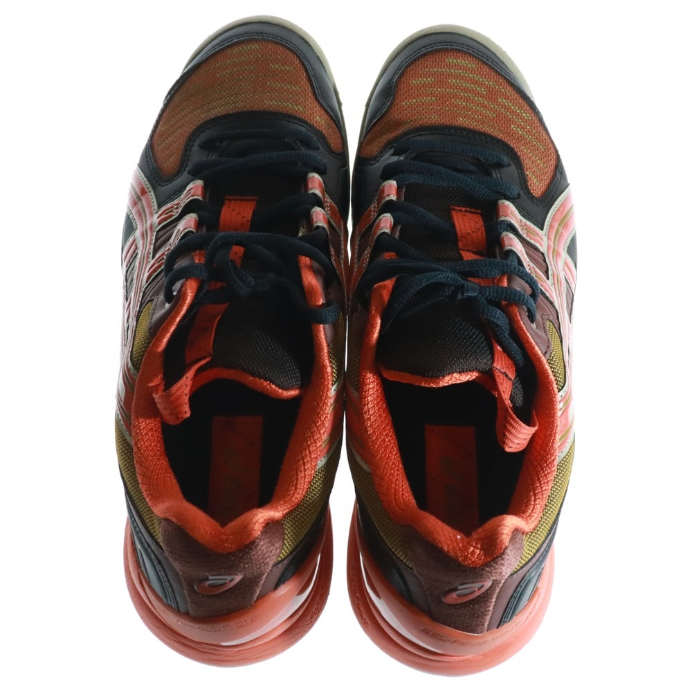 ASICS(アシックス) HS5-S GEL-RESOLUTION SPS 1201A437-002 ゲルレゾリューション ローカットスニーカー ブラック/オレンジ US9/27.0cm