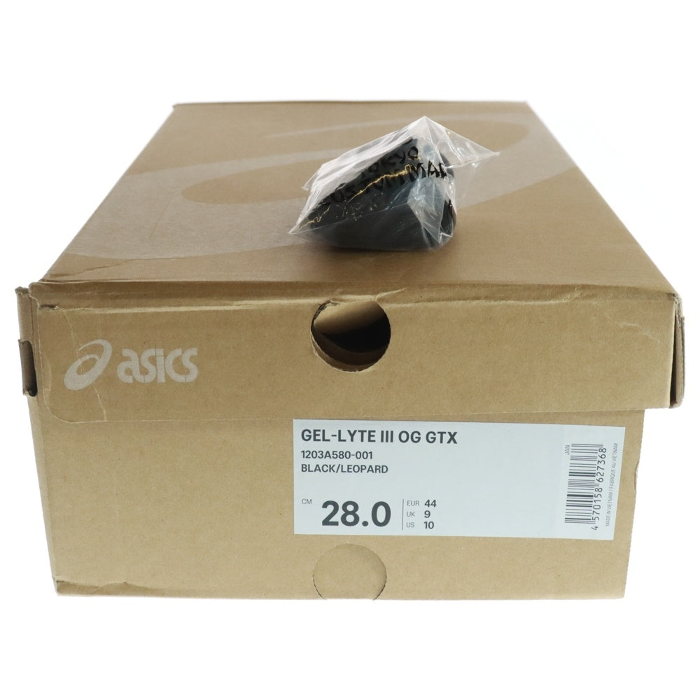 ASICS(アシックス) GEL-LYTE III OG GTX 1203A580-001 ゲル ライト 3 ゴアテックス ローカットスニーカー ブラック US10/28.0cm