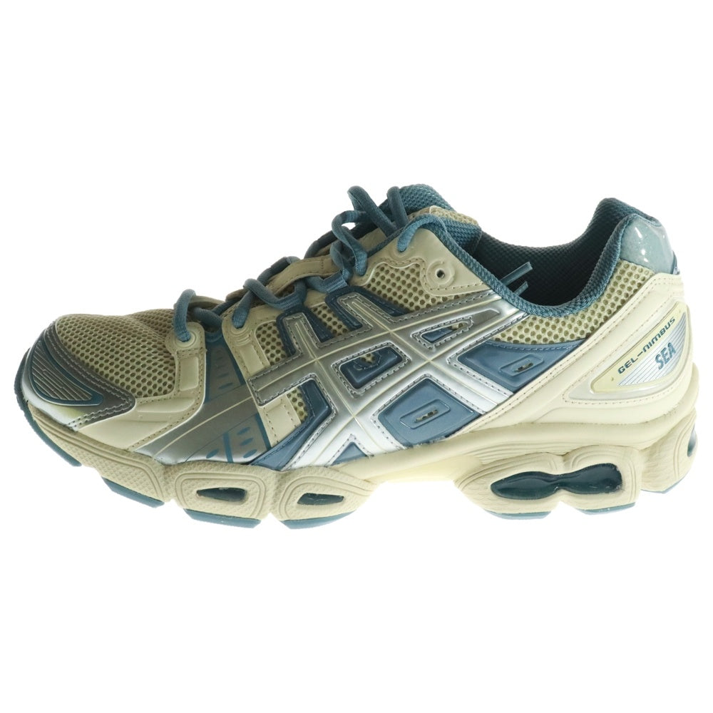 ASICS(アシックス) ×WIND AND SEA GEL NIMBUS 9 1201A801-101 ウィンダンシー ゲルニンバス9 ローカットスニーカー ベージュ US9.5/27.5cm