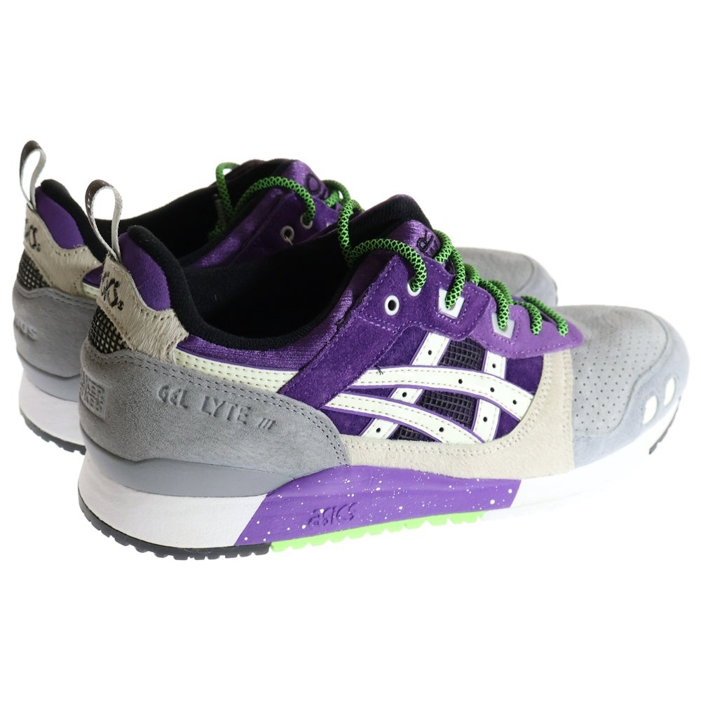 ASICS(アシックス) ×SNEAKER FREAKER ×ATMOS GEL-LYTE 3 OG 1201A529-020 スニーカー フリーカー アトモス ゲルライト ローカットスニーカー パープル US9.5/27.5cm